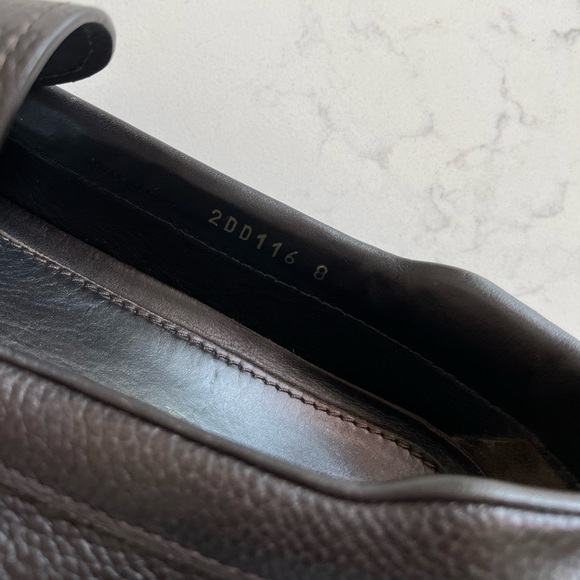 Prada Men’s Saffiano Leather Driving Loafers - Picture 14 of 14